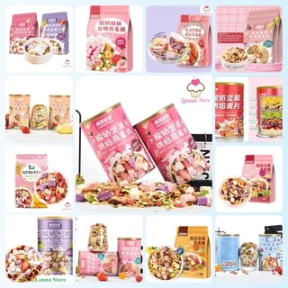 [ĂN KIÊNG] Ngũ cốc MIXED NUTS và MIXED FRUIT OATMEAL hộp 1080g