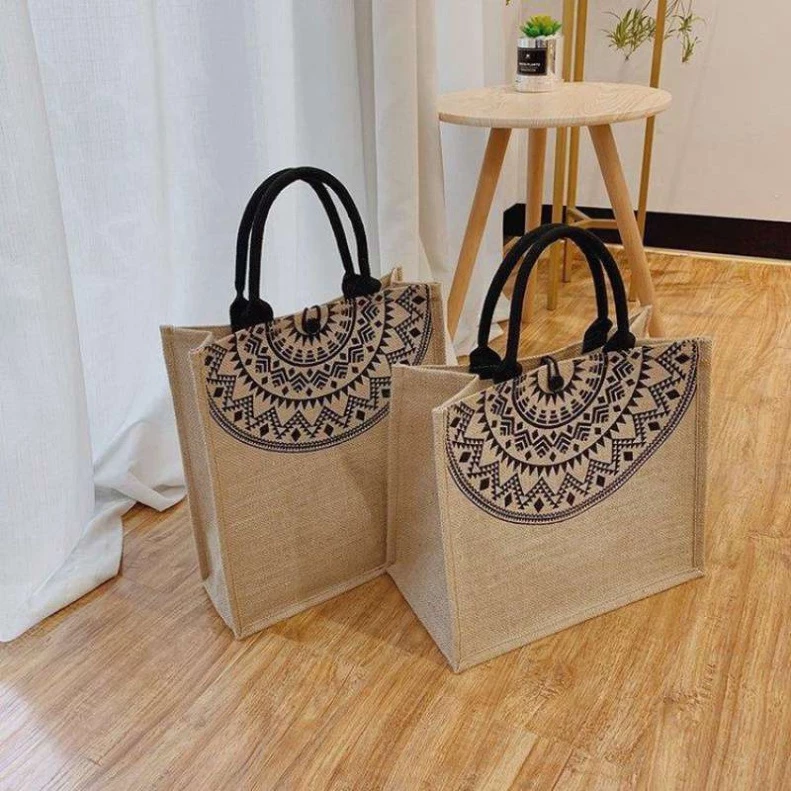 Túi cói đi biển du lịch phong cách Hàn Quốc mấu mới 2022🍒FREESHIP🍒Túi du lịch  Họa tiết đơn giản cớ lớn