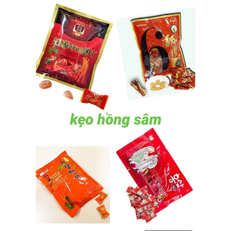 KẸO HỒNG SÂM 200GR HÀN QUỐC