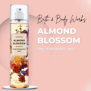 Xịt Thơm Toàn Thân Bath & Body Works Fine Fragrance Mist Almond Blossom Chai 236ml Hương Thơm Dịu Dàng