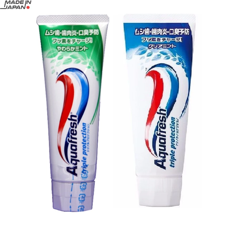 Kem đánh răng Aquafresh Triple Protection 140g hàng nội địa Nhât Bản cộng thêm 20G