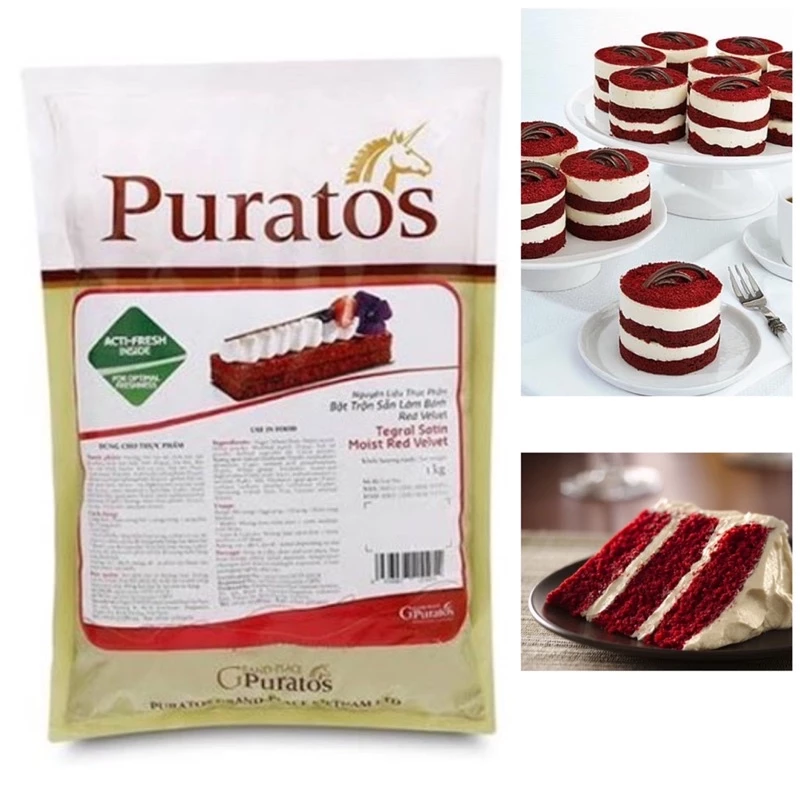 Bột trộn sẵn Red Velvet Puratos