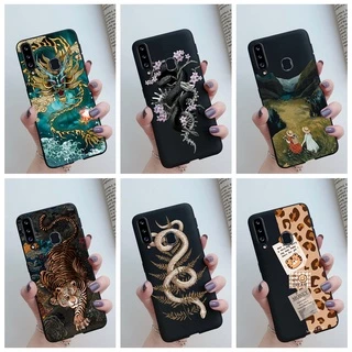 Ốp Điện Thoại Silicone Mềm Họa Tiết Da Rắn Cho Samsung Galaxy A10 A10S A20 A20S A30 A30S A40 A50 A50S