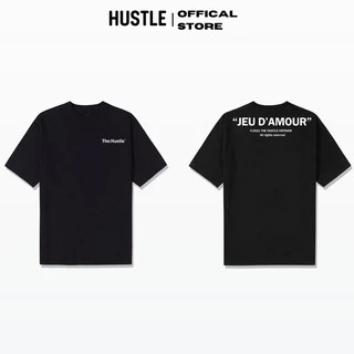 Áo thun tay lỡ Hustle phông unisex nam nữ Cotton 100% 4 chiều cao cấp Jeu D'Amour Hustle TM