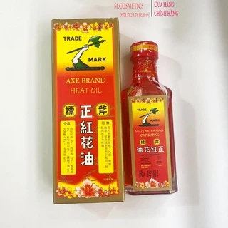 Dầu Nóng Hồng Hoa Hiệu Cây Búa Red Oil Flower 32ml Axe Brand