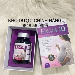 Viên Bổ Bầu Elevit IQ lọ 30 viên, Bổ sung Vitamin và Dưỡng Chất cho Mẹ Bầu và Sau Sinh, tăng cường sức đề kháng