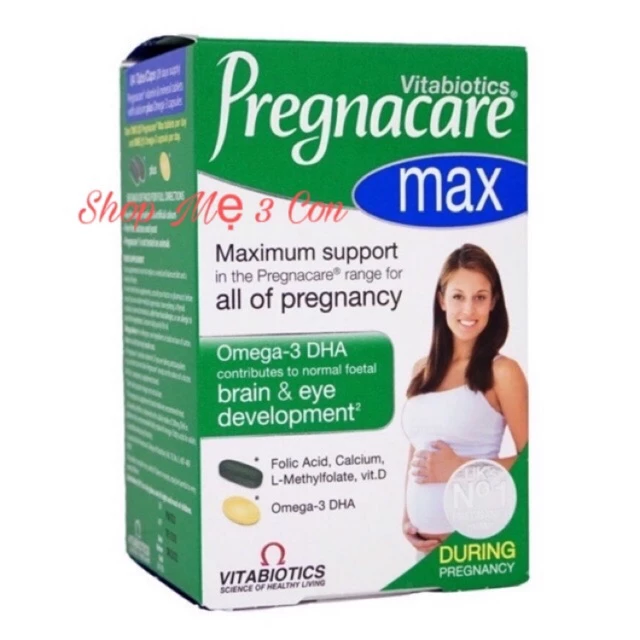 Vitamin Bầu Pregnacare Max UK 84 viên