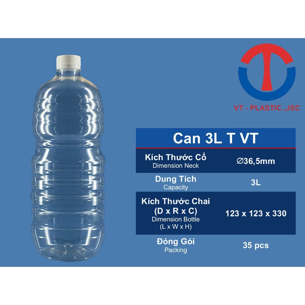 CAN NHỰA 3L THỰC PHẨM - VỮNG TIẾN