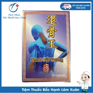 🔥CHÍNH HÃNG🔥Thoái Cốt Vương, Malaysia - Hỗ Trợ Thoái Hóa Xương Khớp, Tê Nhức Chân Tay - Lọ 20 Viên