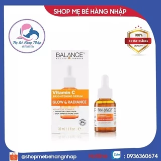 Tinh chất Serum Vitamin C Balance 30ml - Serum Sáng Da, Mờ Thâm Balance Active Formula Vitamin C Brightening