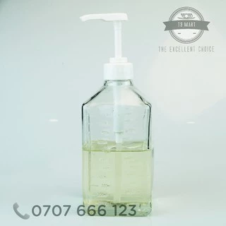 BÌNH BƠM ĐƯỜNG THỦY TINH 1100ml CÓ PUMP 10CC ĐỰNG SYRUP, ĐƯỜNG NƯỚC, SỮA ĐẶC