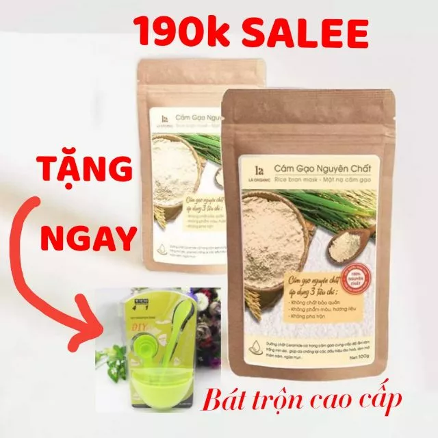 CÁM GẠO NGUYÊN CHẤT tặng kèm bát trộn