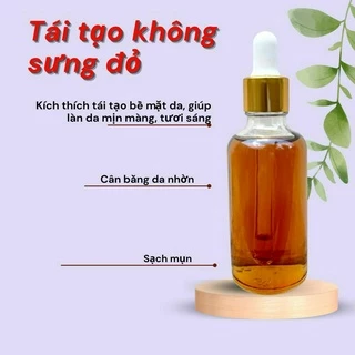 Tinh chất tái tạo da không sưng đỏ chai 30ml. Sạch mụn, hết nám, mờ thâm sạm hiệu quả 100%