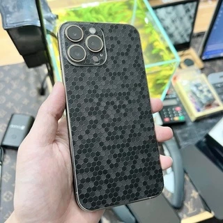 Dán skin tổ ong đen bảo vệ chống nước cho Iphone x/xs/xsmax/11/11pro/11promax/12/12pro/13/13pro/13promax