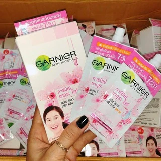 Set 6 Gói Garnier Skin Natural Sakura White SPF 30/PA +++