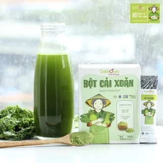 Bột cải xoăn, bột kale hữu cơ nguyên chất Dalahouse 60g công nghệ sấy lạnh, Đặc Sản Ngon Lạ Đà Lạt