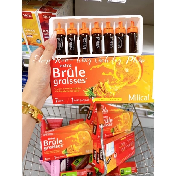 Extra Brule Graisses - Nước uống đốt mỡ thừa vị cam dứa siêu ngon (hàng Pháp)