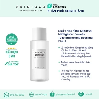 Nước Hoa Hồng Skin1004 Madagascar Centella Tone Brightening Boosting Toner 210ml