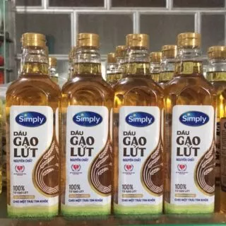 Dầu Gạo Lứt nguyên chất Simply 1 lít