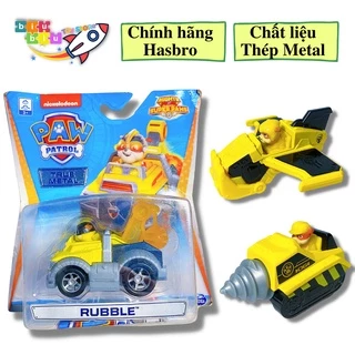 Xe chó cứu hộ Marshall - Paw Patrol Full box - True Metal - Hàng chính hãng Spin Master - Hasbro