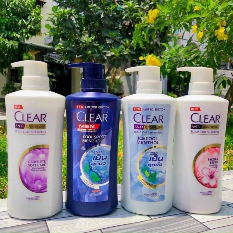 Dầu gội đầu Clear Thái lan 450g