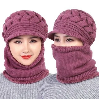 Mũ len thời trang mùa đông ấm áp dành cho nữ