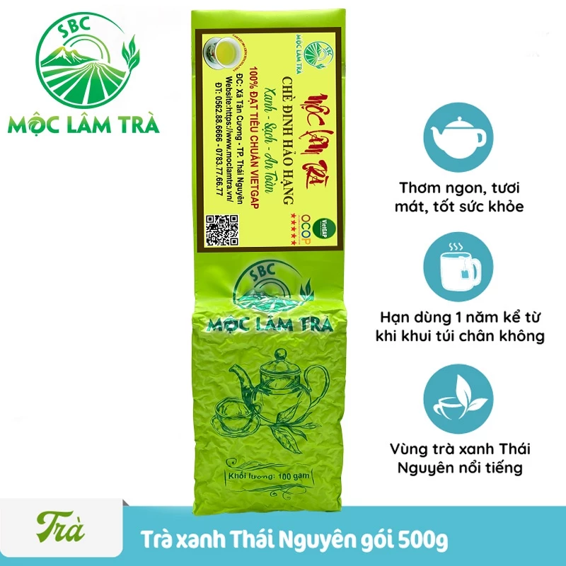 Trà Đinh Tân Cương 100g - Trà Thái Nguyên Đặc Sản - Mộc Lâm Trà - Chè Nõn Tôm Thái Nguyên