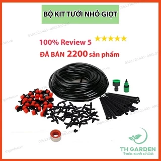 Hệ Thống Tưới Nhỏ Giọt Cao Cấp TH155 - Giảm tới 70% lượng nước tưới - Đầy đủ phụ kiện đi kèm