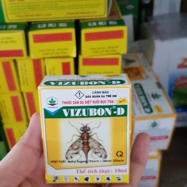 - Thuốc dẫn dụ diệt ruồi vàng 1 hộp Vizubon-D   chất lượng.