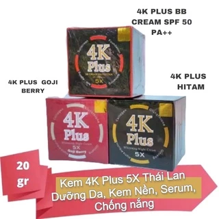 Kem 4K Plus 5X Thái Lan Dưỡng Da, Kem Nền, Serum, Chống nắng