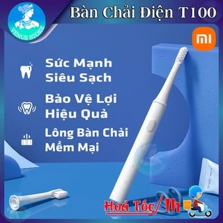 Bàn Chải Đánh Răng Điện Thông Minh Chống Nước Pin Sử Dụng 30 Ngày- Bàn Chải Điện Xiaomi Mijia T100 Chính Hãng