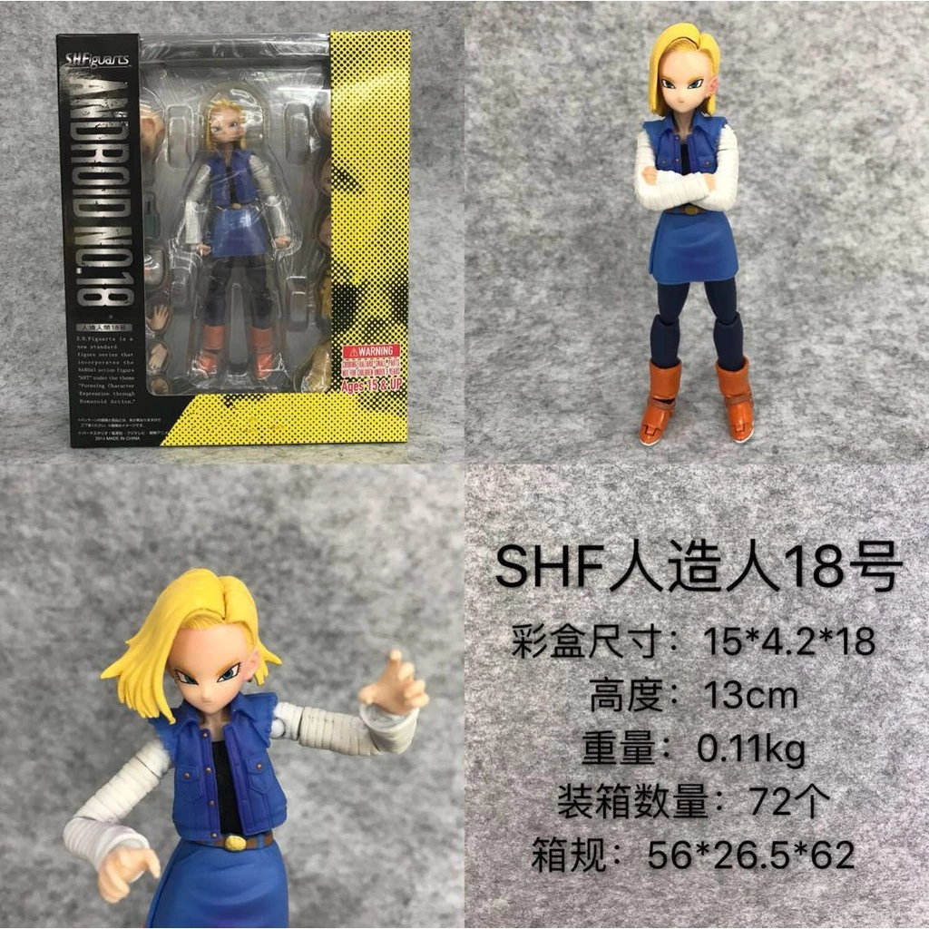 [Xả hàng tăng doanh số] Mô hình khớp cử động Figma Android 18 thần cao 15cm