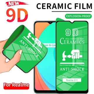 Kính cường lực dẻo 9D cho Realme 5 6 7 8 9 Pro 5i 6i 7i 8i 9i C3 C11 C12 C15 C17 C20 C21 C30 C31 C35 C21Y C25 C25S C25Y Narzo 20 30A 50 50i 50A