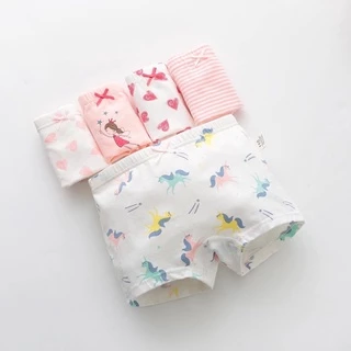 quần chip bé gái set 3 chiếc quần lot cotton cao cấp cho bé từ 8-21kg