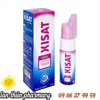 Nước biển sâu Xisat chai 75ml hỗ trợ vệ sinh mũi hằng ngày