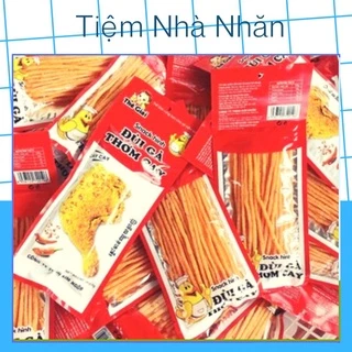 Tăm que cay đùi gà, snack tăm cay thơm ngon tuổi thơ