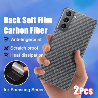 2 cái / lô [hàng sẵn sàng] Dán Lưng Điện Thoại Cacbon Chống Vân Tay Samsung Galaxy S24 S23 S20 S21 S22 Ultra Plus FE S10 Lite Note 10 Plus 9 8 20 S8 S9