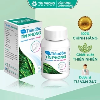 TPBVSK Tiêu Độc Tín Phong Giúp Hỗ Trợ Thanh Nhiệt, Mát Gan Hộp 50- 60 Viên