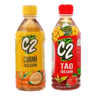 LỐC 6 CHAI TRÀ XANH C2 HƯƠNG CHANH/ TÁO 355ML