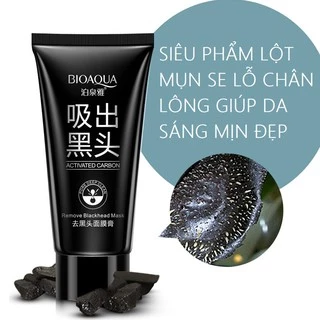 Gel lột mụn se lỗ chân lông than tre Bioaqua