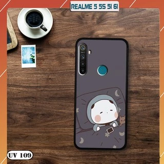 Ốp lưng điện thoại Realme 5/ 5S - lưng nhám viền dẻo