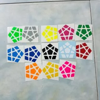 ZStk Megaminx - sticker thay cho rubik megaminx