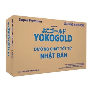 THÙNG 48 HỘP SỮA BỘT PHA SẴN YOKO 180ML