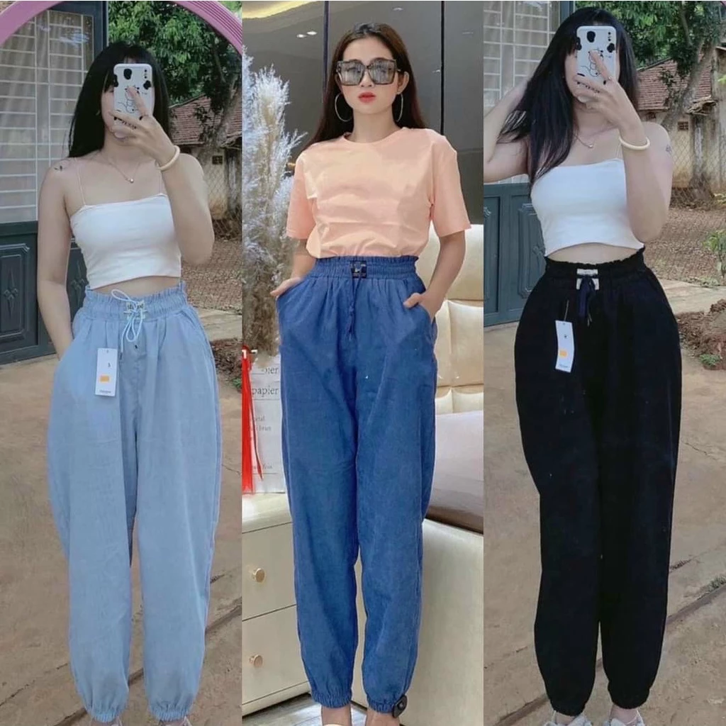 (3 SIZE 40-80KG) QUẦN BAGGY UNISEX PHONG CÁCH HÀN QUỐC NAM NỮ CHẤT NHUNG MỊN MÁT THỜI TRANG PHÙ HỢP ĐI HỌC, ĐI CHƠI