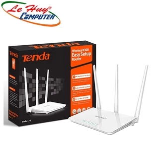 Bộ Phát Sóng Wifi Chuẩn N 300Mbps Tenda F3 - Hàng Chính Hãng