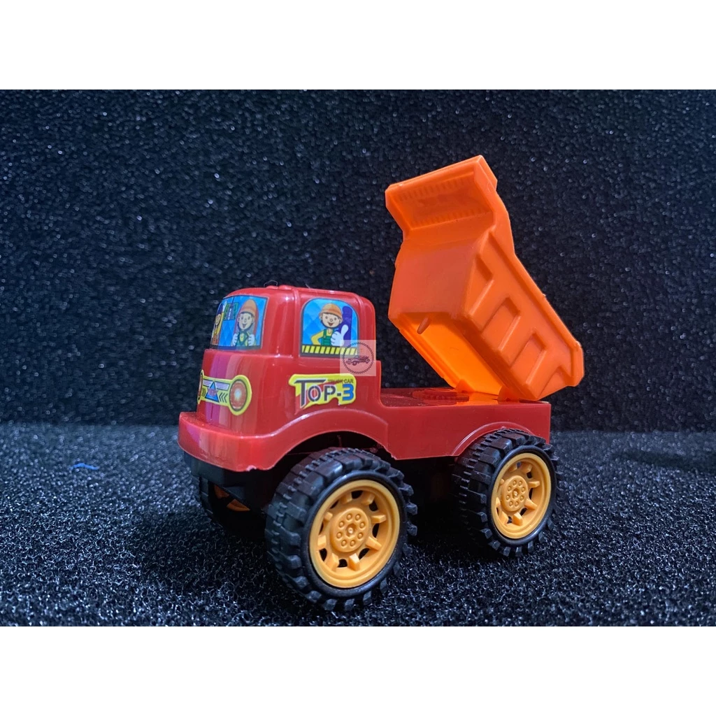 Combo 2 chiếc Đồ chơi  cho bé xe tải nhỏ chở đá cát,chạy đà cót nhựa chi tiết bền và đẹp dành cho bé rất yêu thích