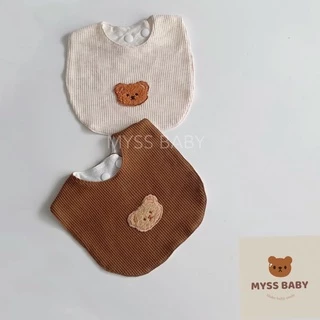 Yếm quàng cổ hình gấu đáng yêu cho bé Myss baby