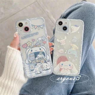 Ốp điện thoại hình Cinnamoroll dễ thương thích hợp Cho iPhone 14 13 12 11 Pro Max Se 2020 Xr X 7 8 Plus