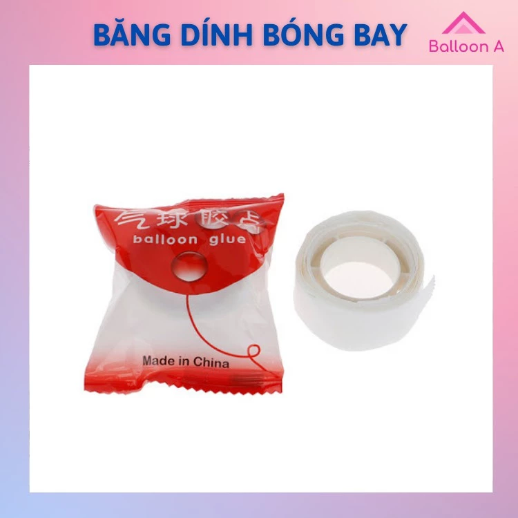 Băng keo, băng dính chuyên dụng dán bóng bay bóng nhôm dán rèm kim tuyến