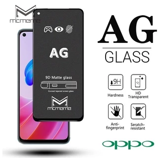 Kính Cường Lực Chống Vân Tay AG cho OPPO A60 A78 A58 A98 A38 A18 A59 A79 A17 A17K A77s A76 A96 A95 A55 A57 A77 A16k A15 A16 A15s A94 A3 A5s A5 A9 A31 A91 A92 A52